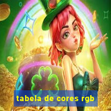 tabela de cores rgb